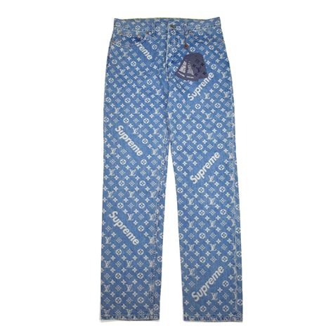 supreme louis vuitton pants replica|louis vuitton supreme box logo.